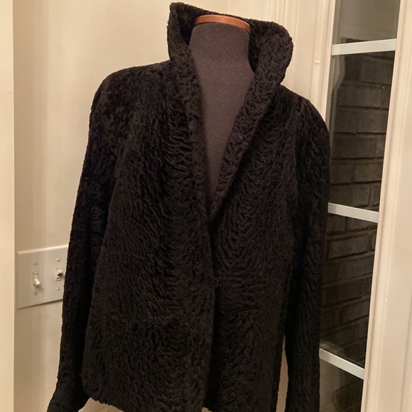 Genuine Swakara Fur Jacket - Picture 2 of 16
